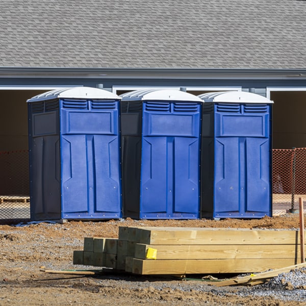 can i customize the exterior of the porta potties with my event logo or branding in Tyro NC